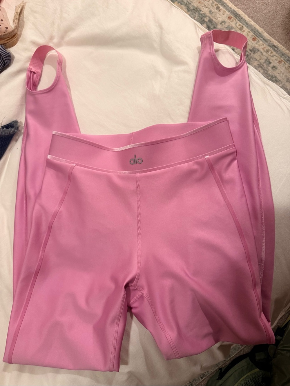 ALO Yoga Pink High-Rise Leggings